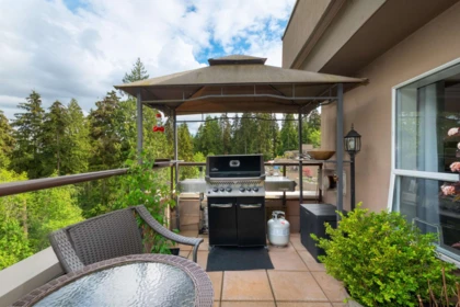 Outdoor Deck Photo of 706 1500 Ostler Court, North Vancouver, BC