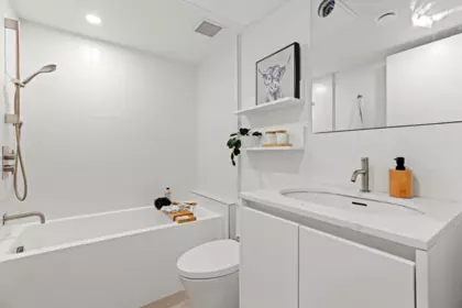 Powder Room Photo of 4813 Laurel Street, Vancouver, BC