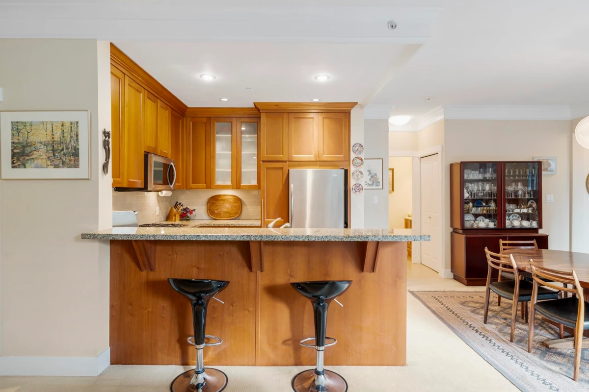 Dining Area Photo of 304 4685 Valley Drive, Vancouver, BC