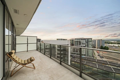 Outdoor Patio Photo of 1483 8671 Hazelbridge Way, Richmond, BC