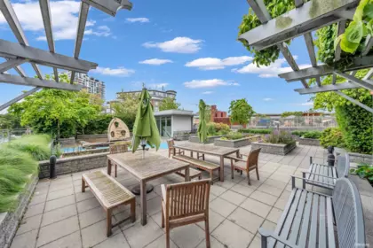 Aerial View of 208 2321 Scotia Street, Vancouver, BC