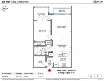 Playground / Recreational Area Near 208 2321 Scotia Street, Vancouver, BC
