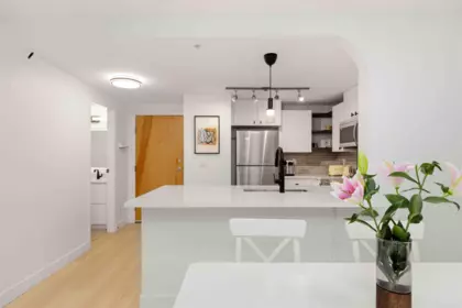Kitchen Island Photo of 201 1111 Lynn Valley Road, North Vancouver, BC
