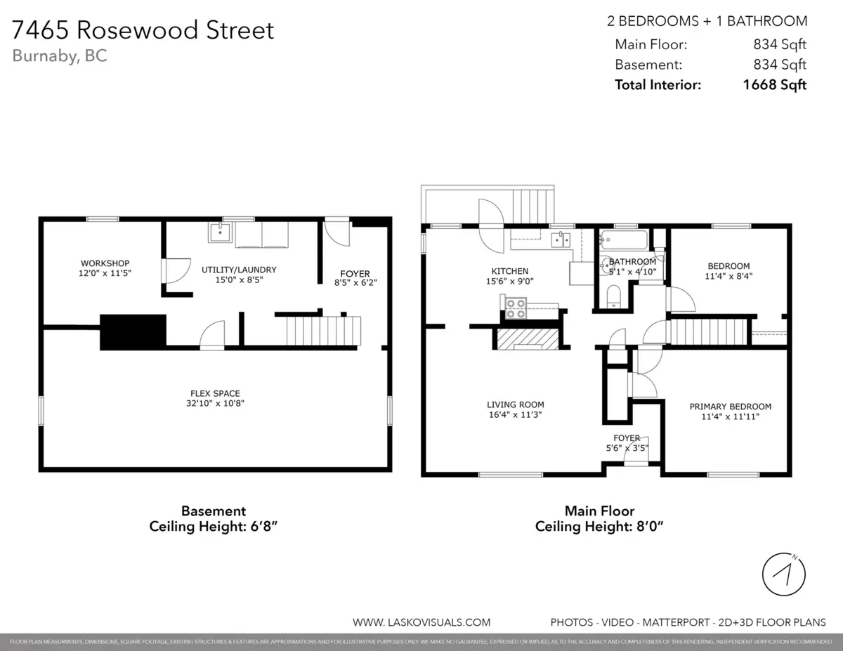 Exterior Rear Photo of 7465 Rosewood Street, Burnaby, BC