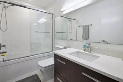 Primary Bathroom Photo of 102 6033 Gray Avenue, Vancouver, BC