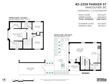 Outdoor Deck Photo of 2 2339 Parker Street, Vancouver, BC