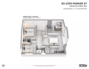Outdoor Patio Photo of 2 2339 Parker Street, Vancouver, BC
