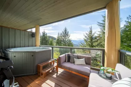 Living Room Photo of 3 2269 Nordic Drive, Whistler, BC