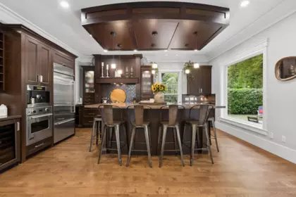 Kitchen Island Photo of 4176 Virginia Crescent, North Vancouver, BC