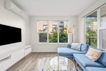 Living Room Photo of 215 9311 Alexandra Road, Richmond, BC