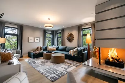 Living Room Photo of 5570 Hampstead Place, Burnaby, BC