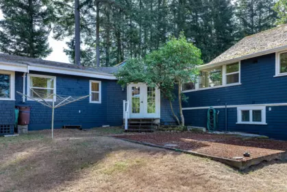 Aerial View of 443 Fernhill Road, Mayne Island, BC