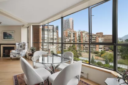 Kitchen Island Photo of 602 1490 Pennyfarthing Drive, Vancouver, BC