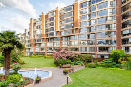 Outdoor Patio Photo of 602 1490 Pennyfarthing Drive, Vancouver, BC