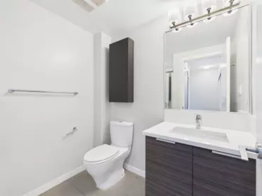 Powder Room Photo of 202 13303 103a Avenue, Surrey, BC