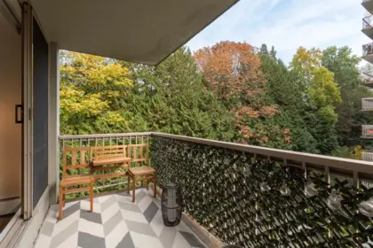 Exterior Rear Photo of 604 2016 Fullerton Avenue, North Vancouver, BC