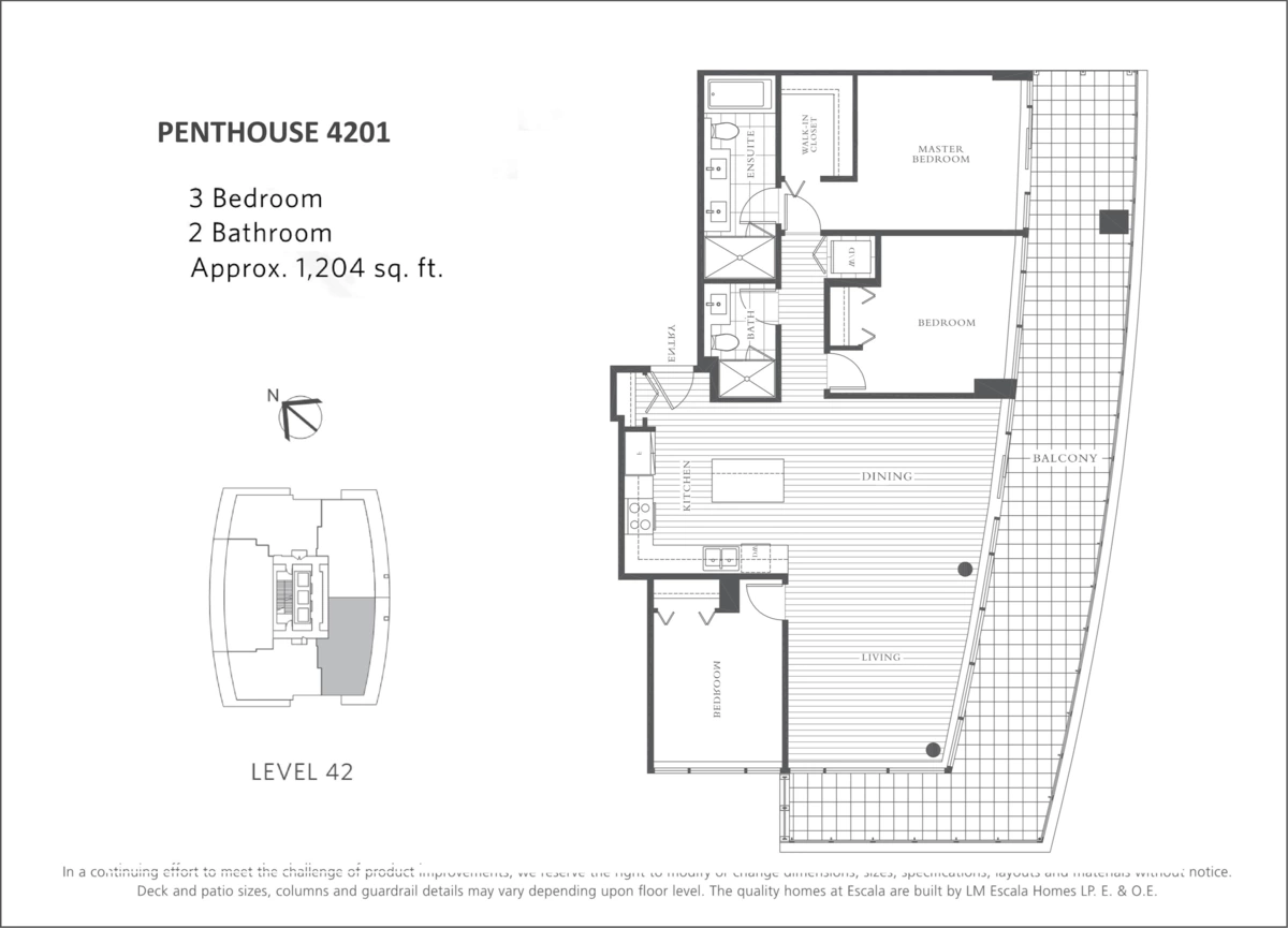 Living Room Photo of 4201 1788 Gilmore Avenue, Burnaby, BC