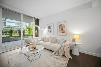 416 8611 Hazelbridge Way, Richmond, BC, Richmond — Apartment/Condo for sale