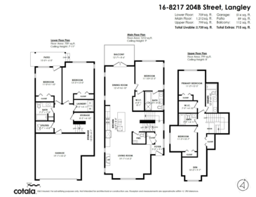 Basement Recreation Room Photo of 16 8217 204b Street, Langley, BC