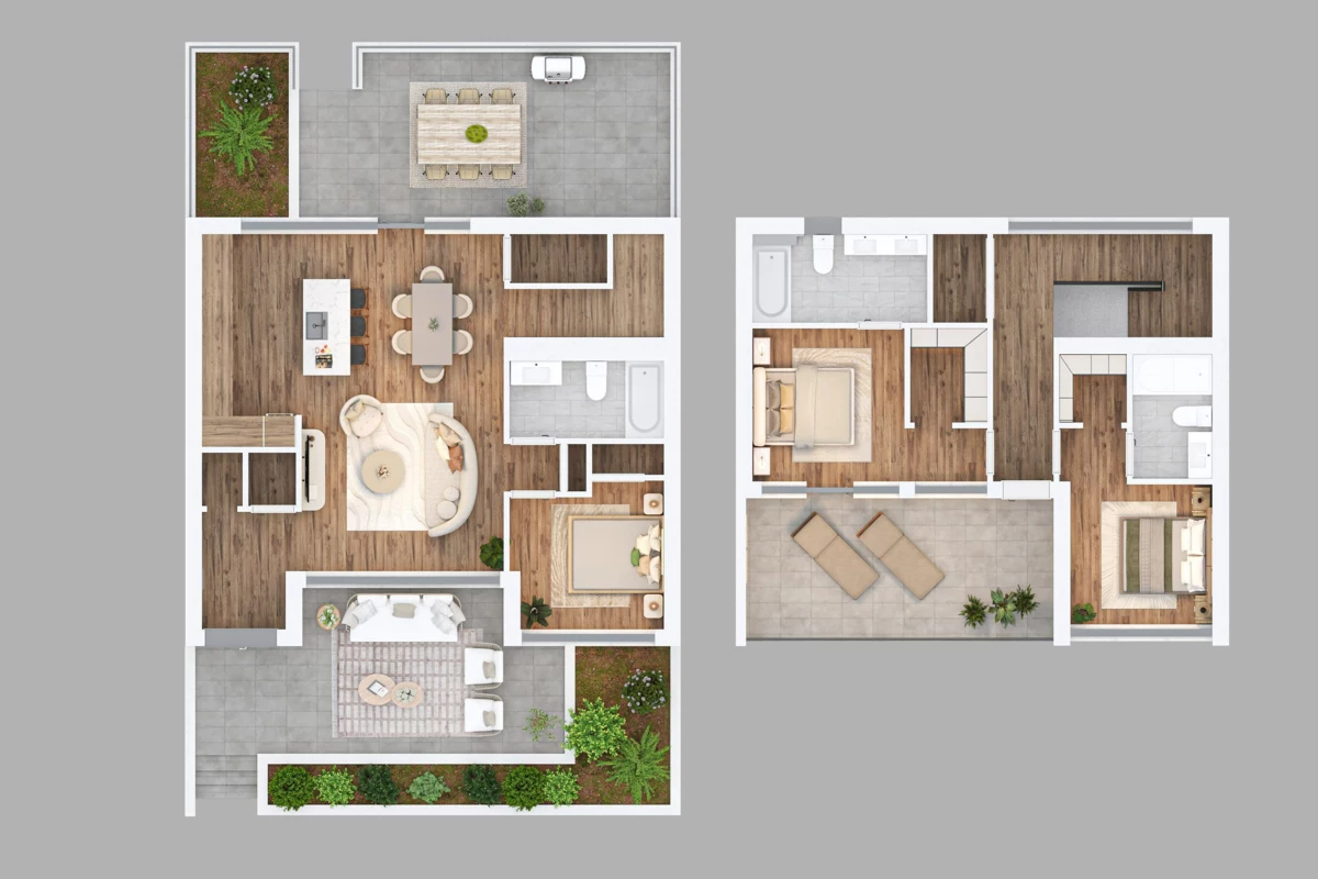 Aerial View of 106 5987 Wilson Avenue, Burnaby, BC