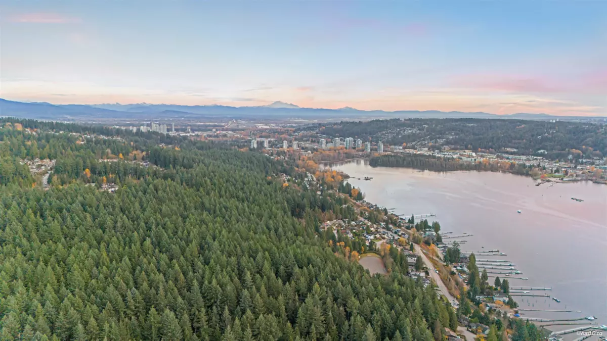 Aerial View of 3 Crawford Bay, Port Moody, BC