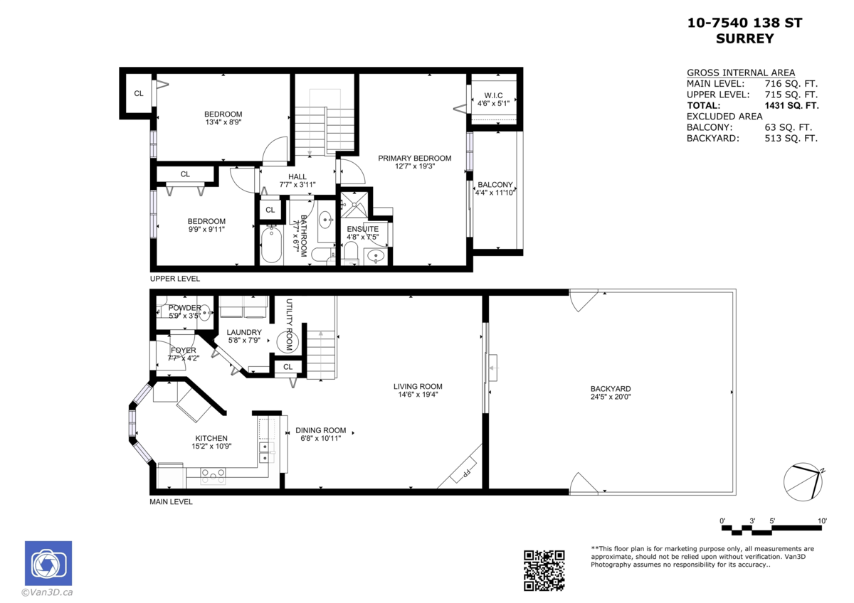 Primary Bathroom Photo of 10 7540 138 Street, Surrey, BC
