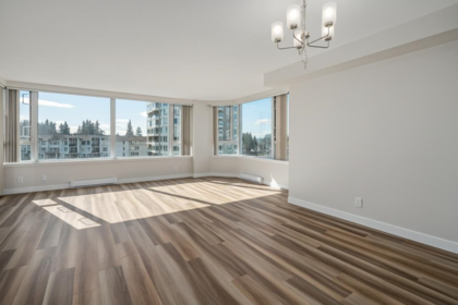 Living Room Photo of 502 3170 Gladwin Road, Abbotsford, BC