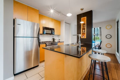 Kitchen Island Photo of 506 989 Beatty Street, Vancouver, BC