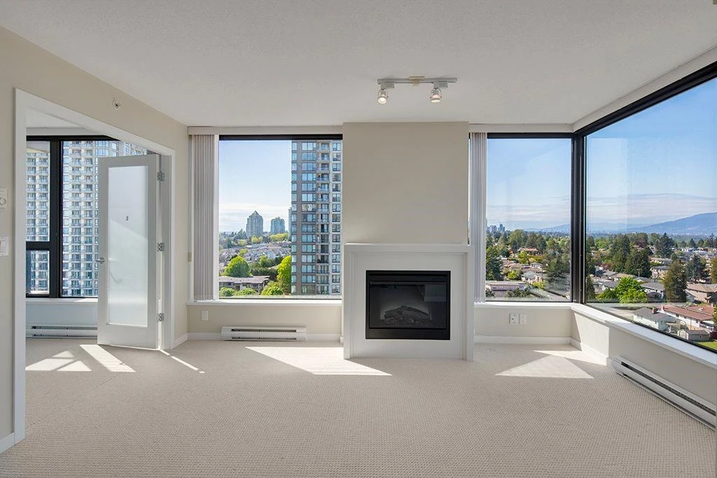 Living Room Photo of 1403 7178 Collier Street, Burnaby, BC