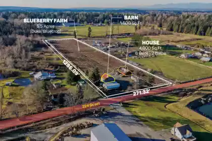 2157 224 Street, Langley, BC, Campbell Valley — 6 bed single family residence for sale