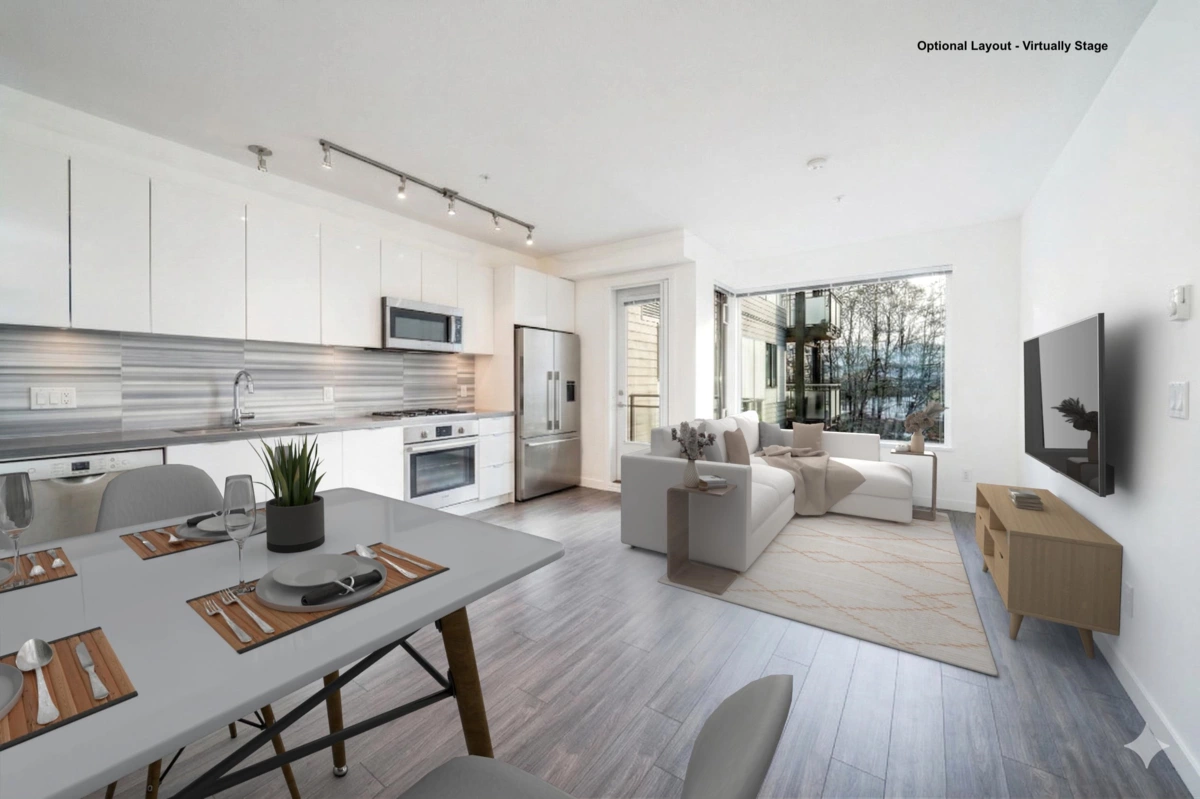Dining Area Photo of 301 3138 Riverwalk Avenue, Vancouver, BC