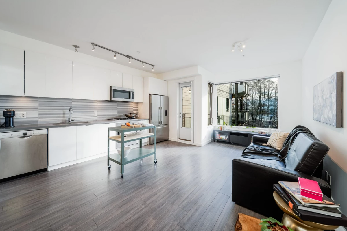 Family Room Photo of 301 3138 Riverwalk Avenue, Vancouver, BC