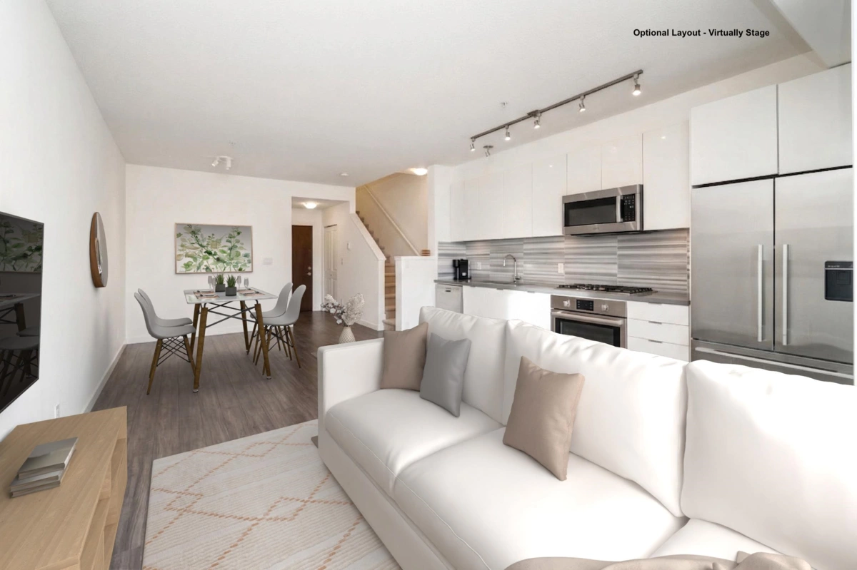 Kitchen Island Photo of 301 3138 Riverwalk Avenue, Vancouver, BC