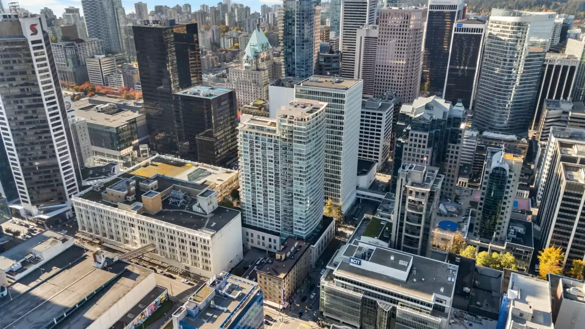 Exterior Rear Photo of 616 610 Granville Street, Vancouver, BC