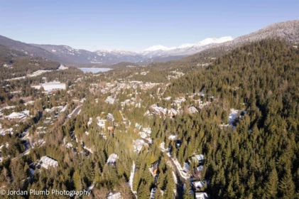 Aerial View of 2286 Brandywine Way, Whistler, BC