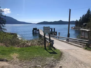 Outdoor Deck Photo of 883 West Bay Road, Gambier Island, BC