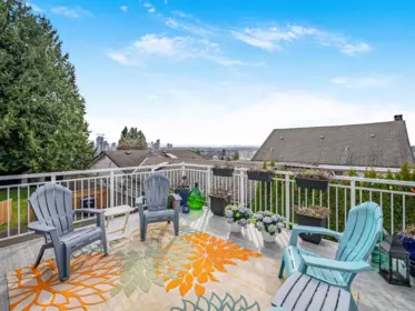 Aerial View of 4862 Oxford Street, Burnaby, BC