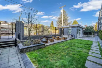 Outdoor Deck Photo of 109 6677 Cambie Street, Vancouver, BC