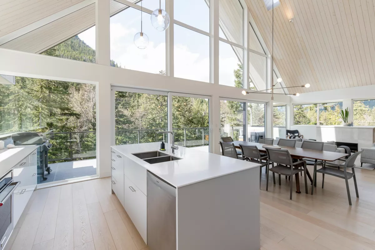 Dining Area Photo of 9111 Riverside Drive, Whistler, BC