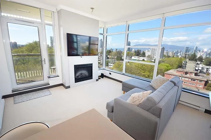 Exterior Rear Photo of 902 1088 W 14th Avenue, Vancouver, BC