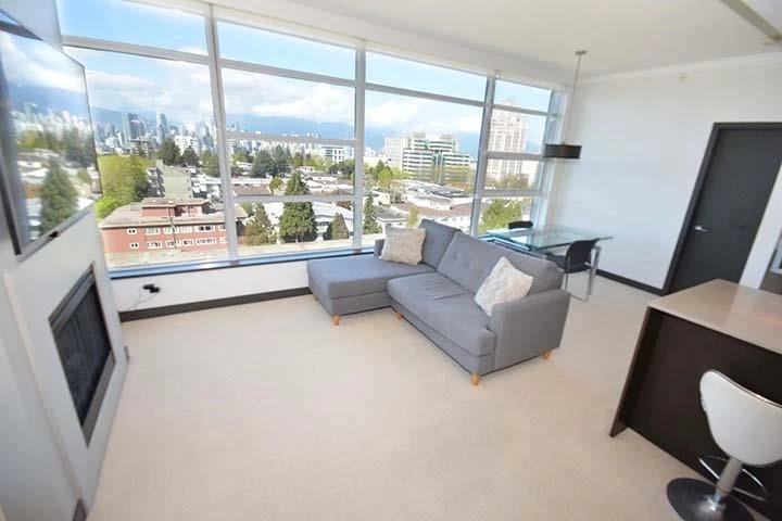 Living Room Photo of 902 1088 W 14th Avenue, Vancouver, BC