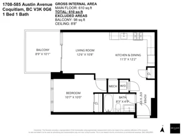 Laundry Room Photo of 1708 585 Austin Avenue, Coquitlam, BC