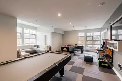 Basement Recreation Room Photo of 129 5535 Admiral Way, Delta, BC