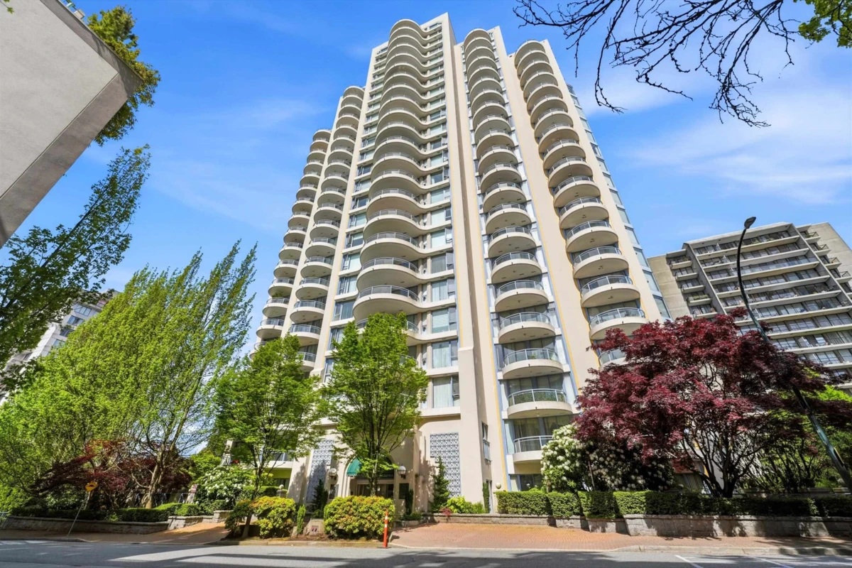 Exterior Rear Photo of 1701 739 Princess Street, New Westminster, BC