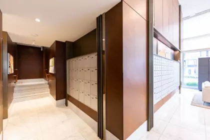Powder Room Photo of 601 8800 Hazelbridge Way, Richmond, BC