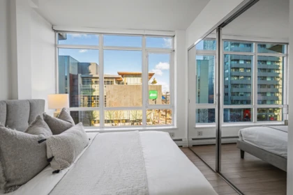 Aerial View of 305 1775 Quebec Street, Vancouver, BC