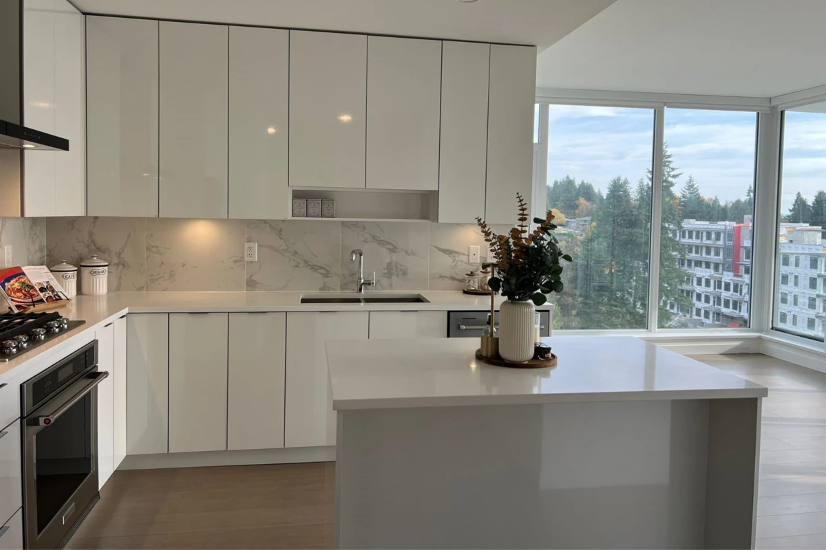 Exterior Rear Photo of 704 555 Sydney Avenue, Coquitlam, BC
