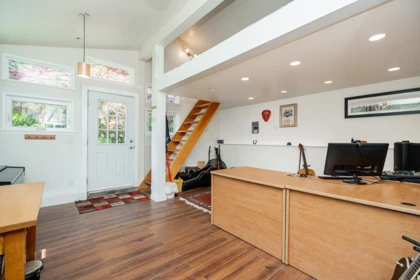 Aerial View of 4360 Cliffmont Road, North Vancouver, BC