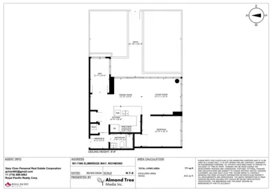 501 7360 Elmbridge Way, Richmond, BC, Richmond — Apartment/Condo for sale