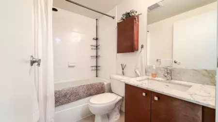 Powder Room Photo of 501 7360 Elmbridge Way, Richmond, BC